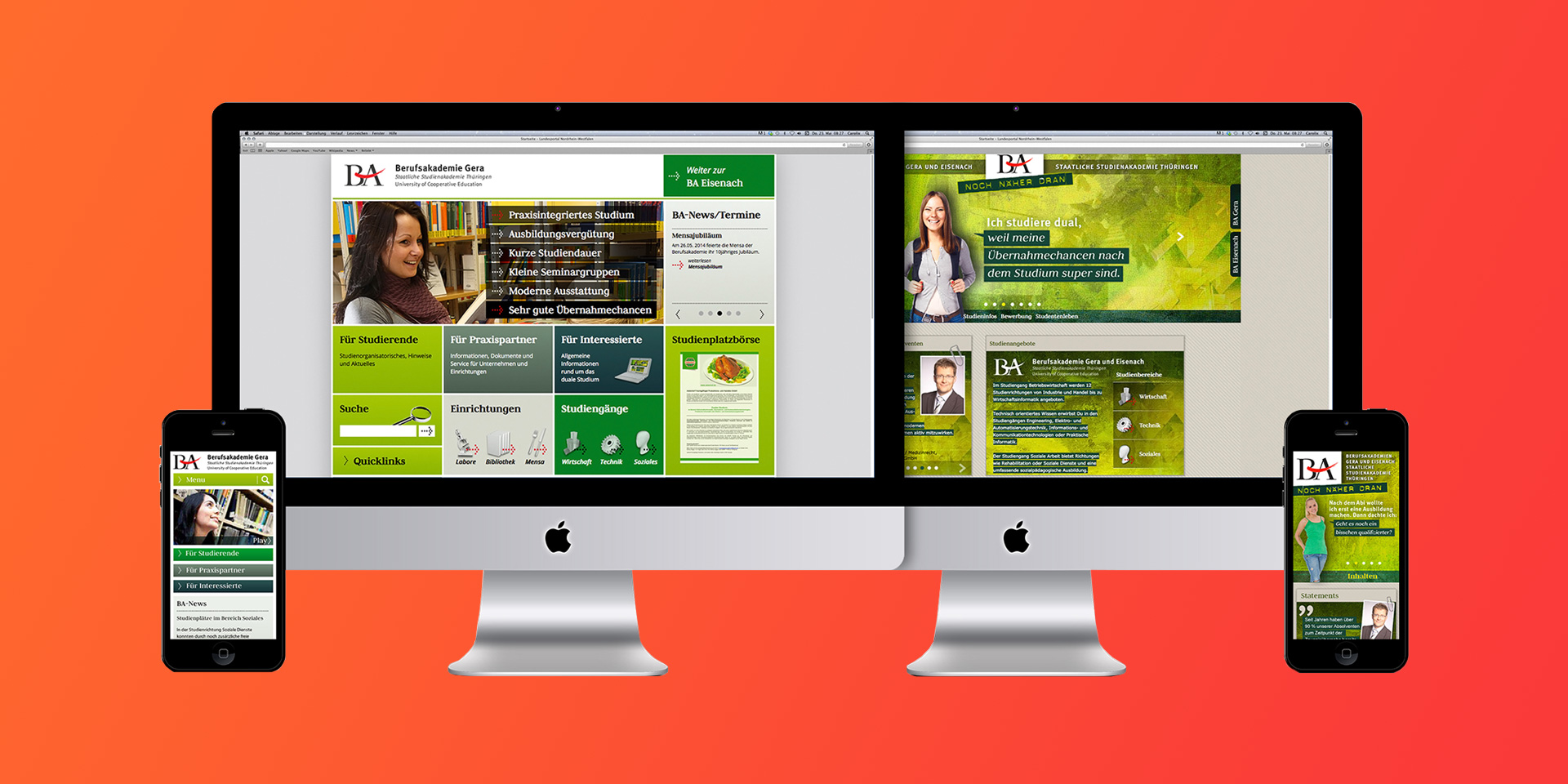 BA Gera-Eisenach and Studentenportal