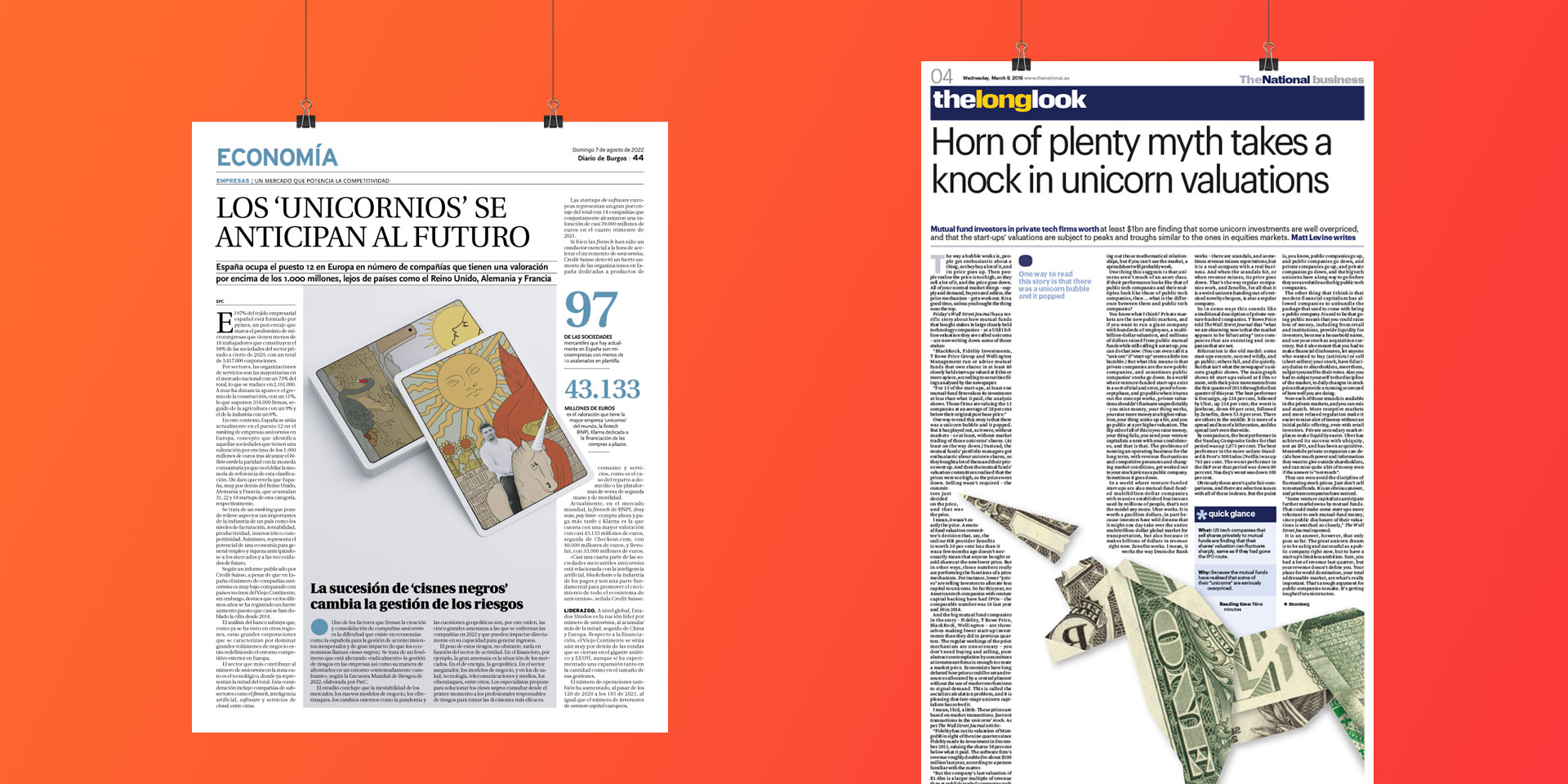 Two different unicorns